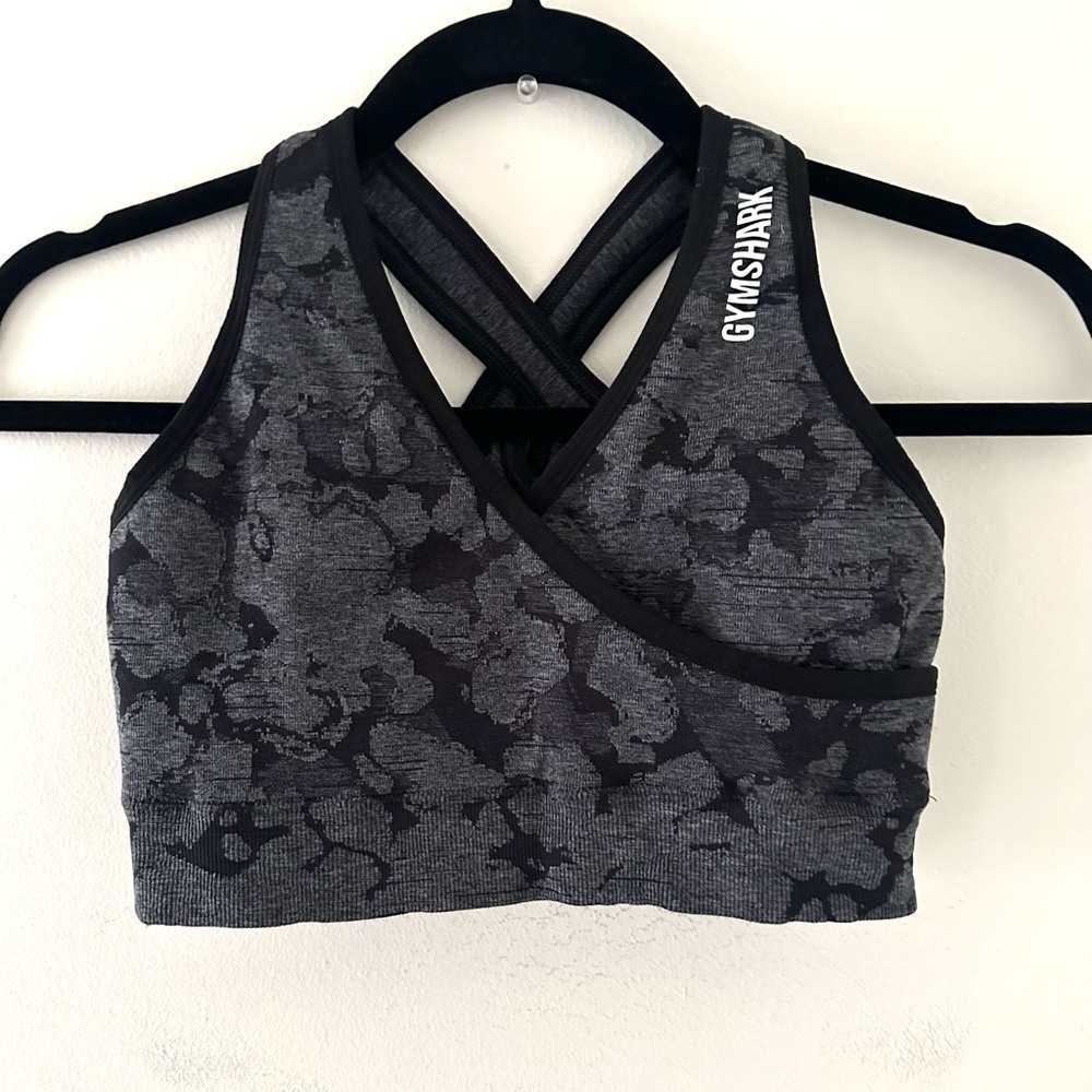 GYMSHARK ADAPT CAMO SEAMLESS SPORTS BRA